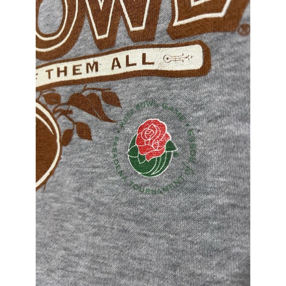 Texas Longhorns 2005 Rose Bowl Granddaddy Of Them All Gray‎ Nike Hoodie Men's L - Picture 5 of 12